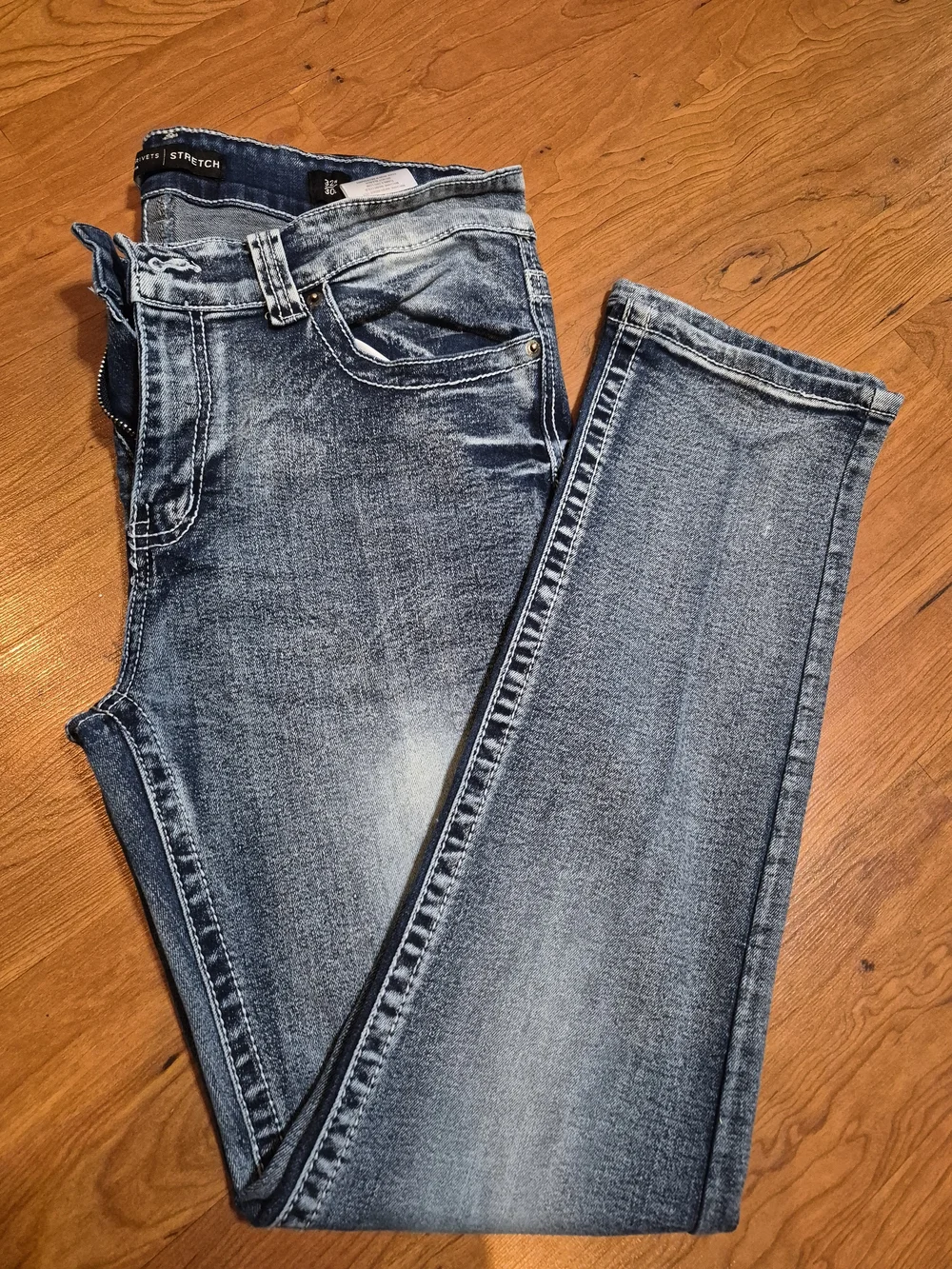 Denim Men’s Blue Washed Jeans